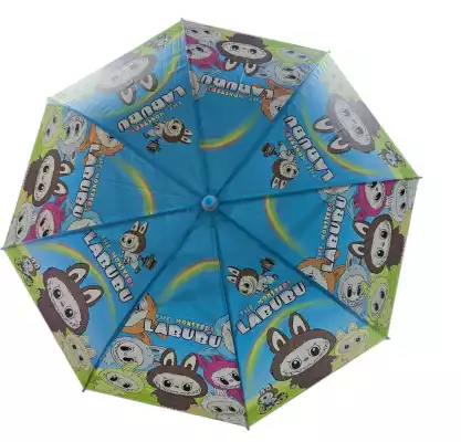 Зонт-трость Лабубу, голубой